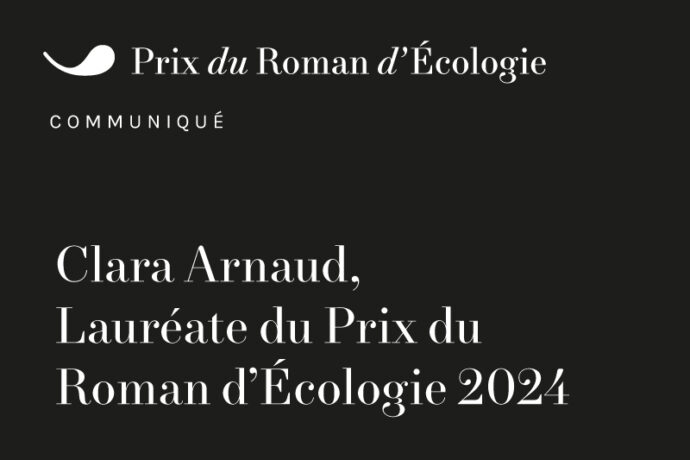Clara Arnaud, lauréate du Prix du Roman d’Écologie 2024
