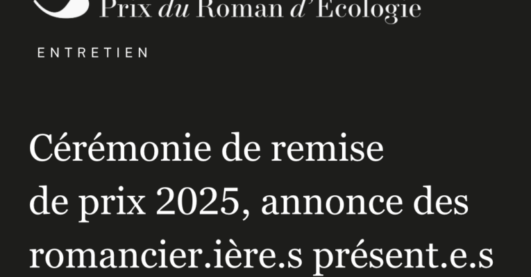 Cérémonie de remise de prix 2025, Annonce des romancier.ière.s présent.e.s